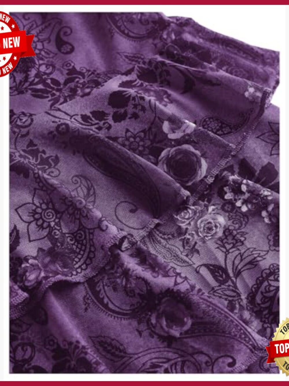 Y2K Gothic Boho Mini Dress with Beaded Lace Ruffle Tiered Design - Picture 7 of 7